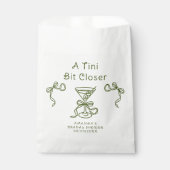 Sachets En Papier A Tini Bit Closer Baby shower  (Devant)