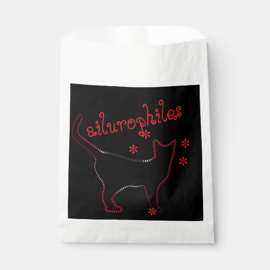 Sachets En Papier Aailurophiles amoureux de les chats Favoriser les  (Devant)