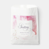 Sachets En Papier Abstrait Pastel rose pourpre doux 16 Anniversaire (Devant)