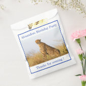 Sachets En Papier Accessoire de fête d'anniversaire Cheetah personna (Scellé)