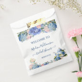 Sachets En Papier Accueil du thé de mariage Hydrangea Bleu (Scellé)