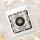 Sachets En Papier Accueil floral tropical (Coupé)