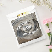 Sachets En Papier Accueil Invité Maison de plage en mosaïque Brun Ru (Scellé)