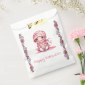Sachets En Papier Adorable maman rose et blanche Halloween heureux (Scellé)