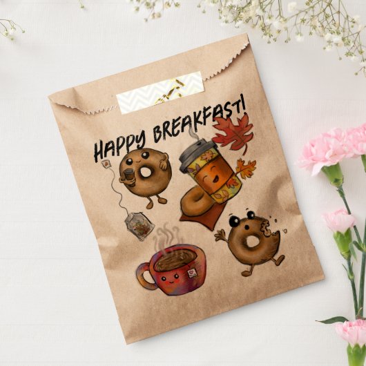 Sachets En Papier Adorables Donuts Café & Thé (Scellé)