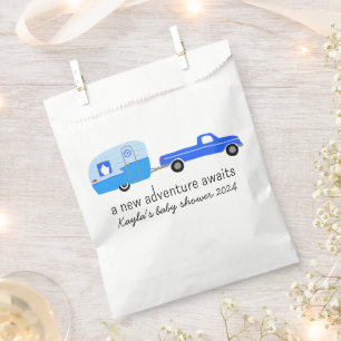 Sachets En Papier Adventure Attend un BABY SHOWER de camion et de re