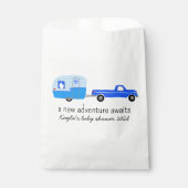 Sachets En Papier Adventure Attend un BABY SHOWER de camion et de re (Devant)
