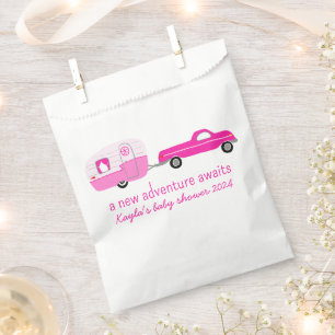 Sachets En Papier Adventure Attend un BABY SHOWER de camion et de re