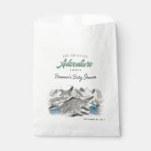 Sachets En Papier Adventure Await Forest Baby shower Mountains (Devant)