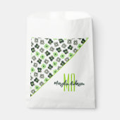 SACHETS EN PAPIER AGENDER FLORAL PATTERN LGBTQ MONOGRAMME PERSONNALI (Devant)