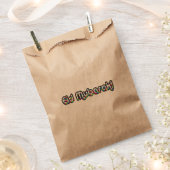 Sachets En Papier Aïd Moubarak Salutation Arc-en-ciel Typographie (Coupé)