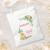 Sachets En Papier Aiguille tropicale MAHALO Tout Merci d'anniversair (Coupé)