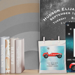 Sachets En Papier Aimez-vous à la Lune Baby Boy Classic Car