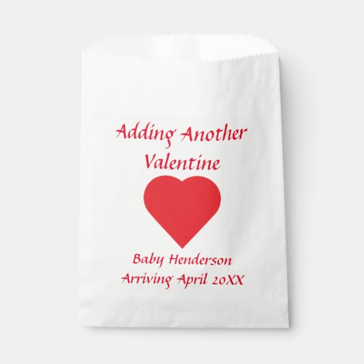 Sachets En Papier Ajout d'une autre Saint Valentin (Devant)