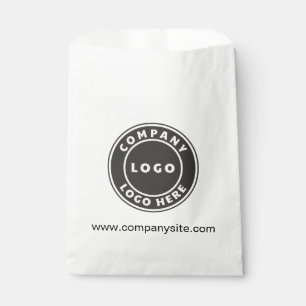 Sachets En Papier Ajoutez votre site Web d'entreprise et votre logo 