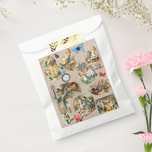 Sachets En Papier Alice à Wonderland Cheshire Cat Characters (Scellé)