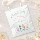 Sachets En Papier Alice au pays des merveilles fête d'anniversaire (Coupé)