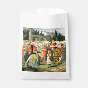 Sachets En Papier Alice Aventures Merveilleux Reine de Coeur