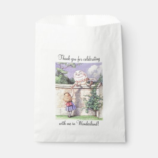 Sachets En Papier Alice rencontre Humpty Dumpty (Devant)