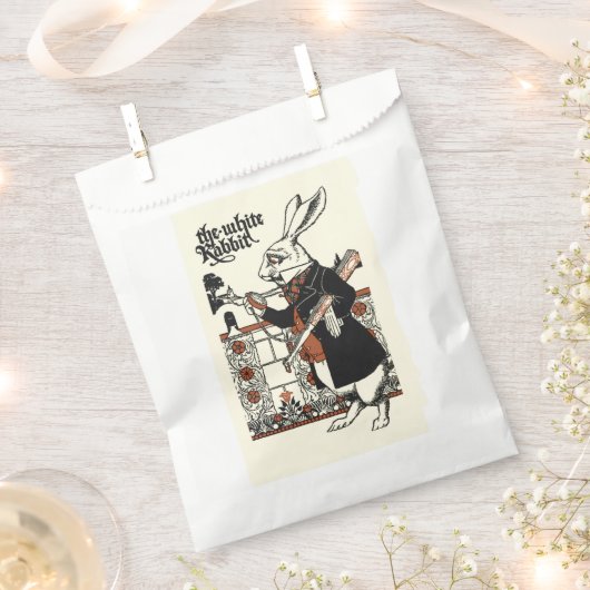 Sachets En Papier Alice White Rabbit Classic Wonderland (Coupé)