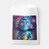 Sachets En Papier Alien et ami de l'espace (Devant)