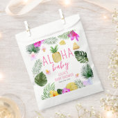 Sachets En Papier Aloha Baby Pineappy & Pacifiers Baby shower Luau (Coupé)