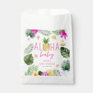 Sachets En Papier Aloha Baby Pineappy & Pacifiers Baby shower Luau