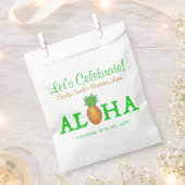 Sachets En Papier ALOHA Bonjour Tropical Hawaii Hawaii ananas Hawaii (Coupé)