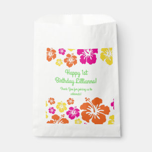 Sachets En Papier Aloha Cute Hawaiian Kid's Birthday Party