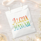 Sachets En Papier Aloha Hawaii (Coupé)