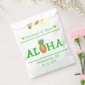Sachets En Papier Aloha Hawaii Mariage de l'île aux ananas (Scellé)