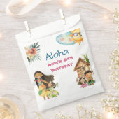 Sachets En Papier Aloha Luau Kids Birthday (Coupé)