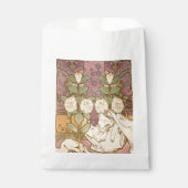 Sachets En Papier Alphonse Mucha Elegant Art Nouveau Stars Camellia (Devant)