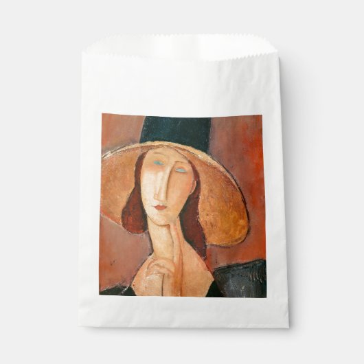 Sachets En Papier Amedeo Modigliani - Jeanne Hebuterne en grand Casq (Devant)
