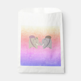 Sachets En Papier amis éléphant