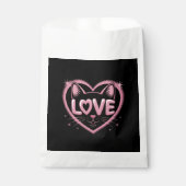 Sachets En Papier Amour de chat scintillant (Devant)