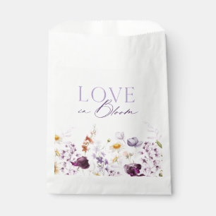 Sachets En Papier Amour en Fleur Elégant Mariage Floral Favor Sac