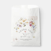 Sachets En Papier Amour en fleur Fleur sauvage Fête des mariées rust (Devant)