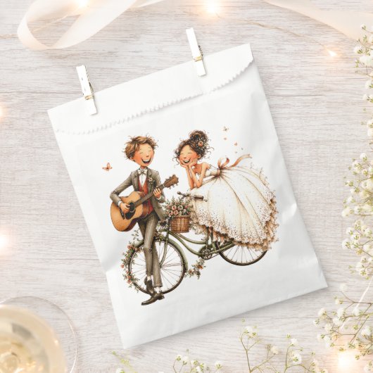 Sachets En Papier Amour Éternel (Coupé)