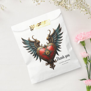 Sachets En Papier Amour intemporel, élégance surréaliste dans le sty
