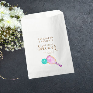 Sachets En Papier Amoureux de sport aquarelle Invitation de mariage