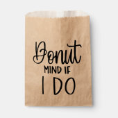 Sachets En Papier Amusant Donut Donut esprit si je fais la fête de m (Devant)