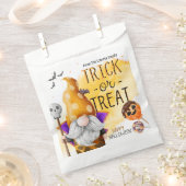 Sachets En Papier Amusant jeu gnome orange tour ou traiter les enfan (Coupé)