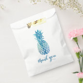 Sachets En Papier ananas bleu merci (Scellé)