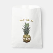 Sachets En Papier Ananas tropical Mahalo Merci Favoriser Sac (Devant)