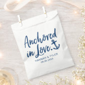 Sachets En Papier Ancré Dans Love Beach Mariage Nautique (Coupé)