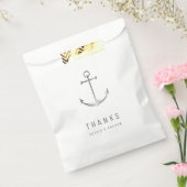 Sachets En Papier Ancre grâce à monogram beach mariage faveur (Scellé)