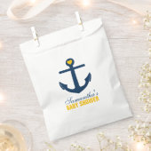 Sachets En Papier Ancre jaune et bleu (Coupé)