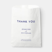 Sachets En Papier Ancre nautique moderne mariage Favor sac (Devant)