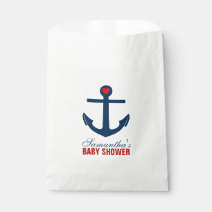 Sachets En Papier Ancre rouge et bleue
